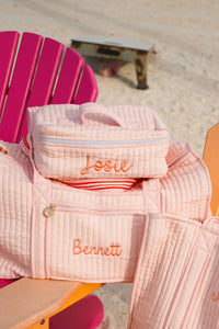 Pink & Peach Polka Dot