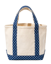 Navy Polka Dot