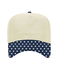 Navy Polka Dot