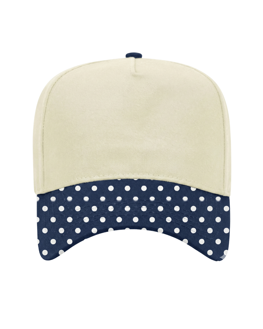 Canvas Hat - Specialty Bill Prints Polka Dots & Stripes | Vintage Trucker Cap