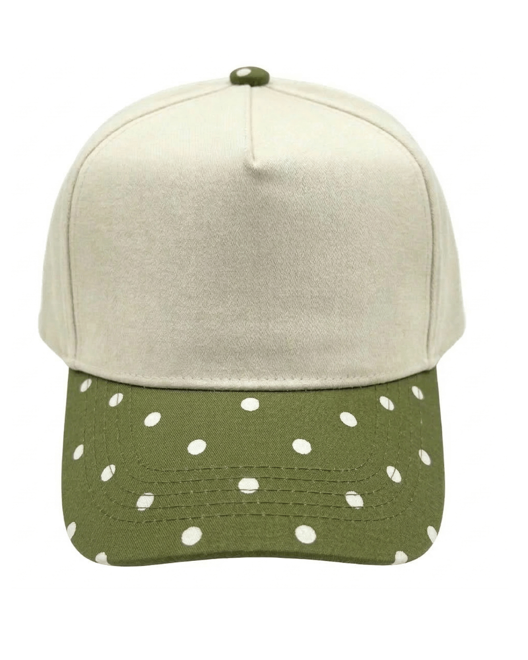Canvas Hat - Specialty Bill Prints Polka Dots & Stripes | Vintage Trucker Cap