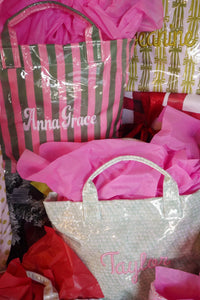 Pink & Green Stripe
