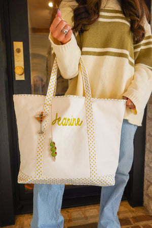 Chartreuse Polka Dot