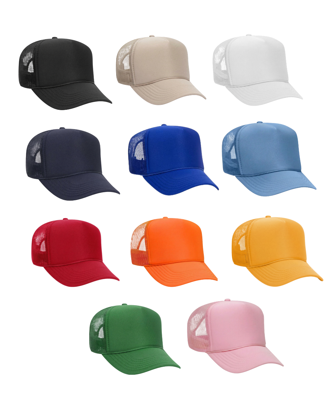 Classic Foam Hat - Core Colors | Embroidery and Decorate | Many Colors