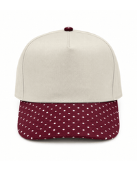 Maroon Polka Dot