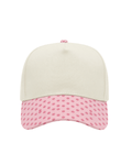 Canvas Hat - Specialty Bill Prints Polka Dots & Stripes | Vintage Trucker Cap