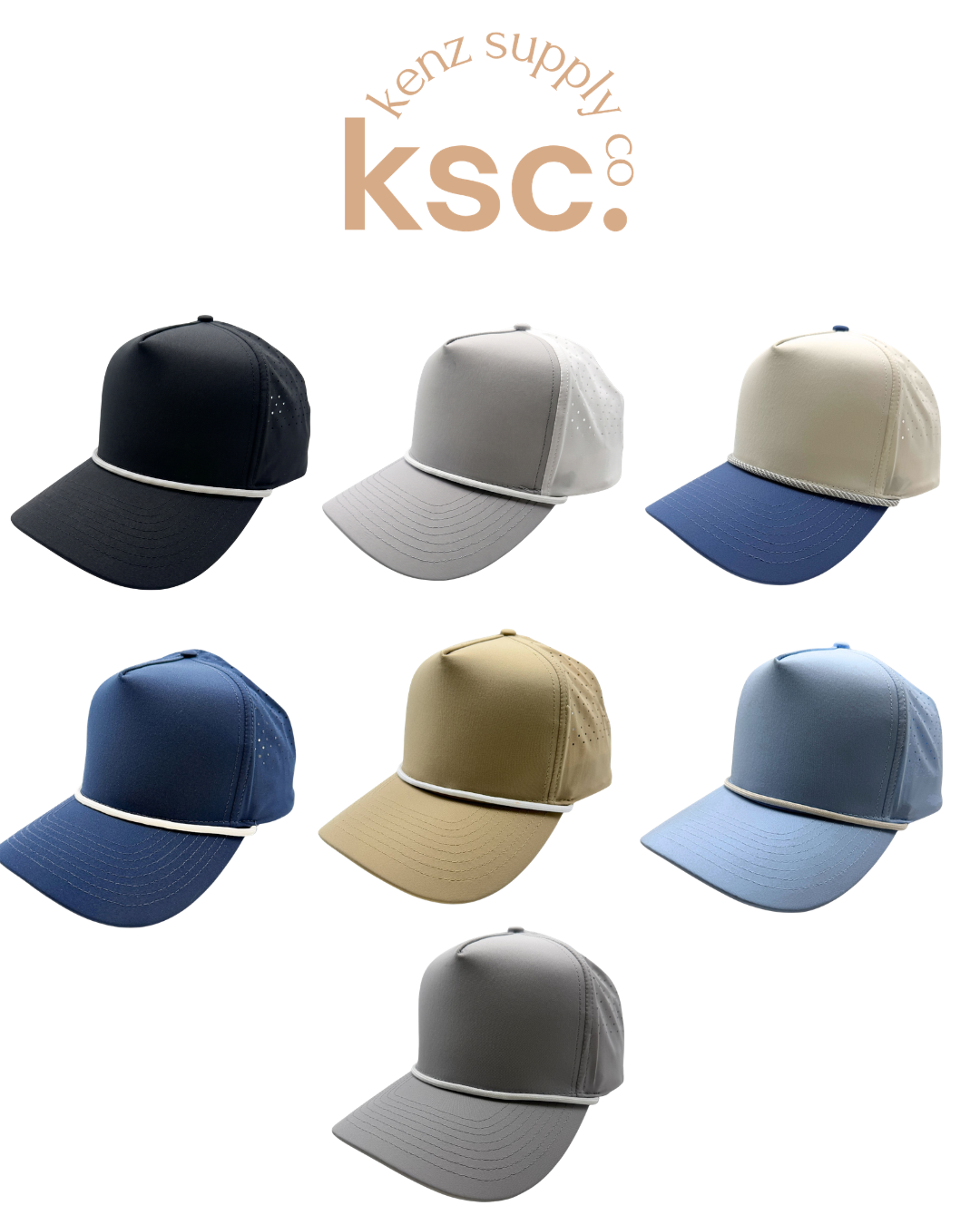 Premium Athletic 5 Panel Rope Hat