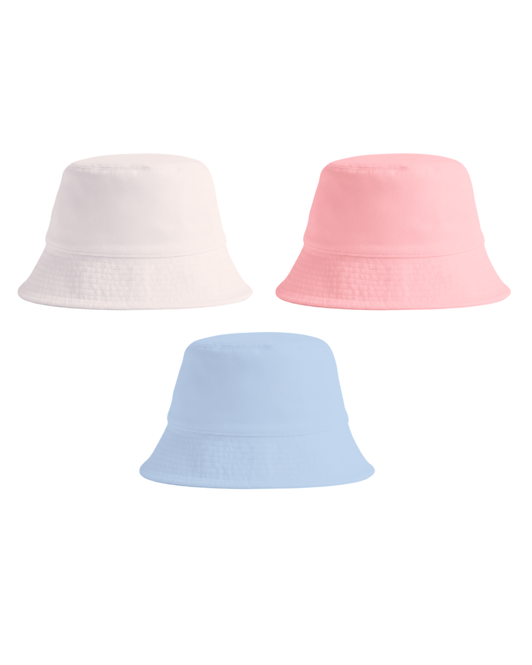 KSC Bucket Hats | Multiple Colors 100% Cotton | Easy Embroidery