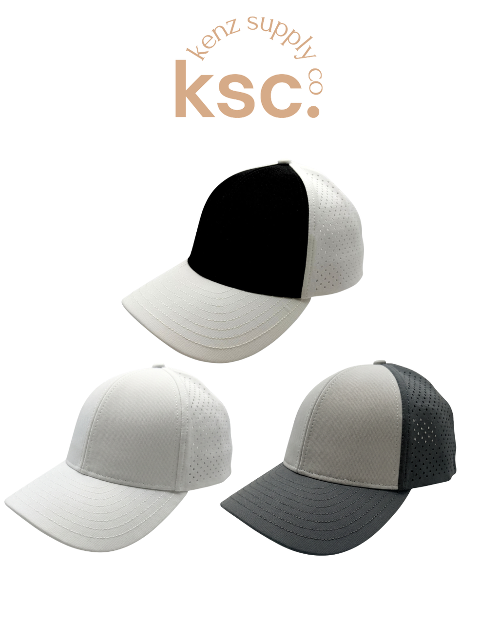 Ultra 6 Panel Athletic Hat Snapback | Performance Fabric Hat