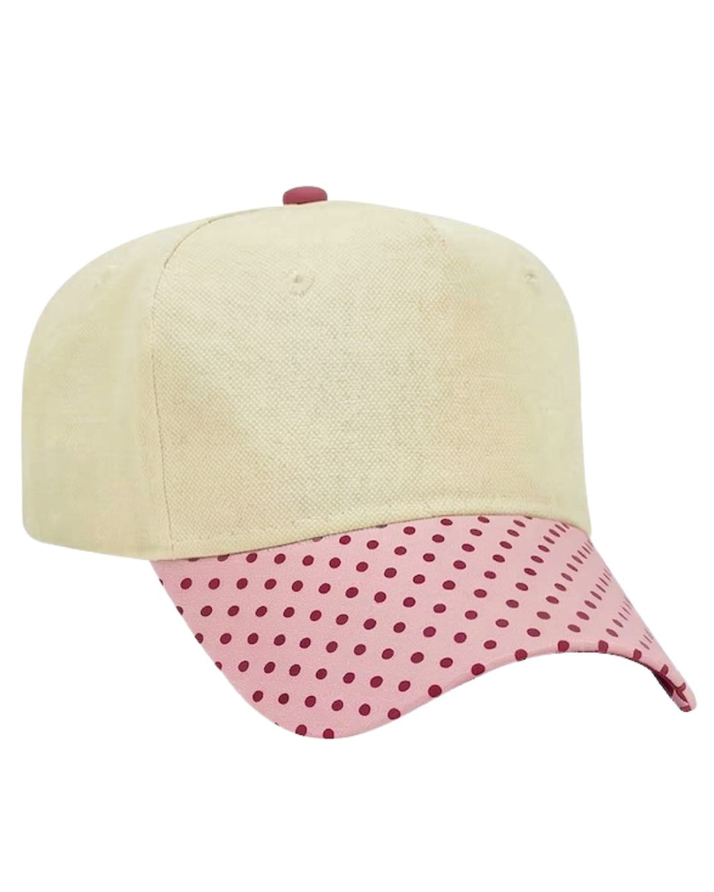 Canvas Hat - Specialty Bill Prints Polka Dots & Stripes