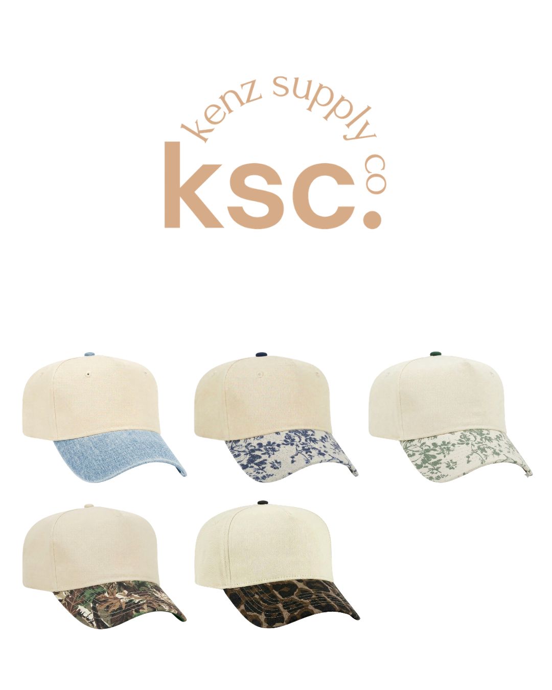 Canvas Hat - Specialty Bill Prints