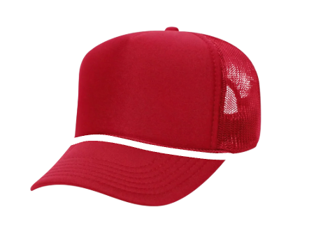Classic Foam & Mesh Trucker Hat With Rope