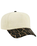 Cotton Canvas Hat - Specialty Bill Prints | Vintage Trucker Cap | Embroidery