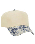 Cotton Canvas Hat - Specialty Bill Prints | Vintage Trucker Cap | Embroidery